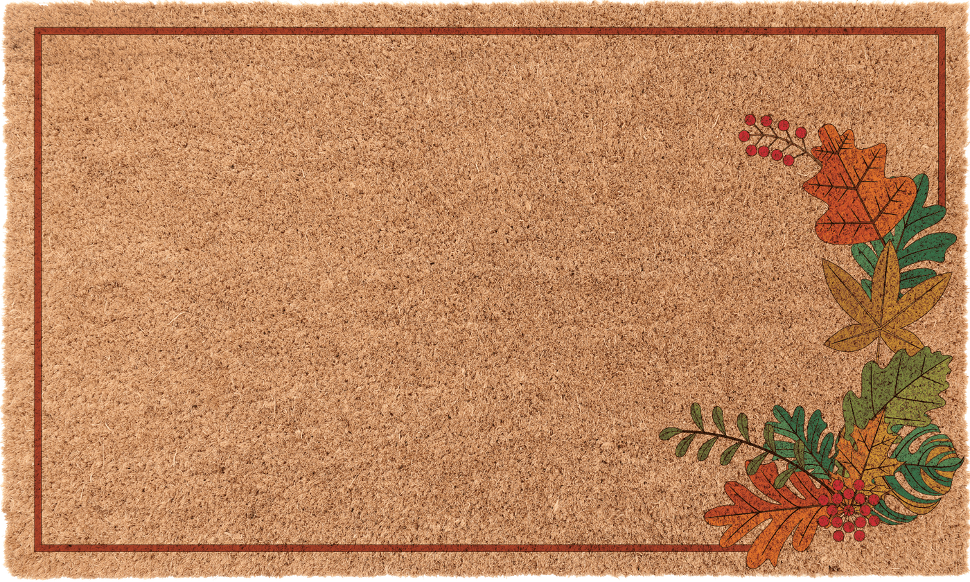 Fall Border Personalized | Coco Mats N More