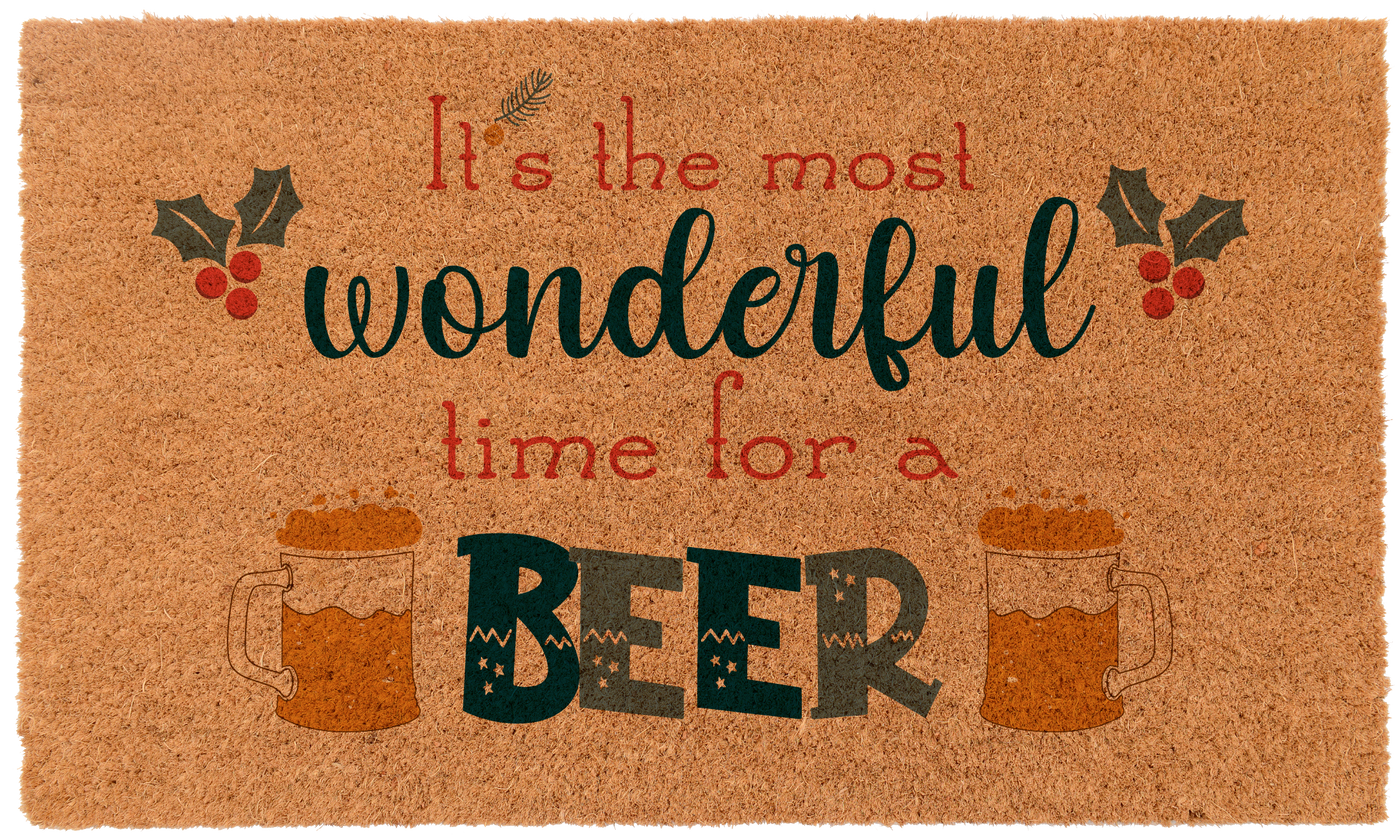 It's the Most Wonderful Time For a Beer | Coco Mats N More