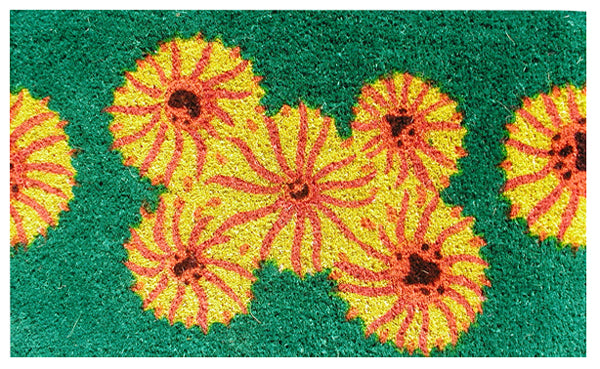Mari Gold Handwoven Coco Doormat