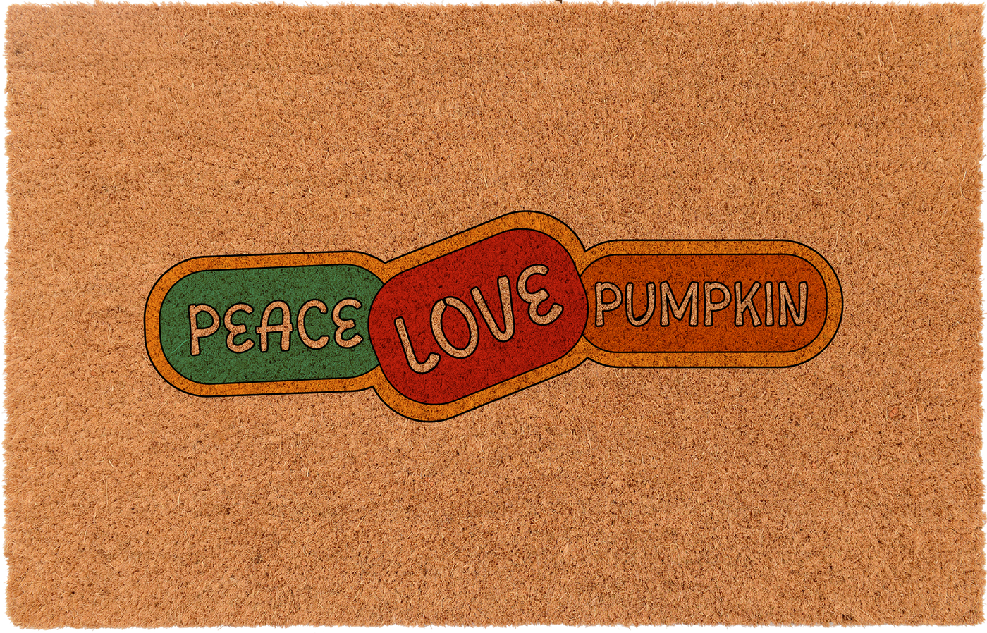 Peace Love Pumpkin | Coco Mats N More