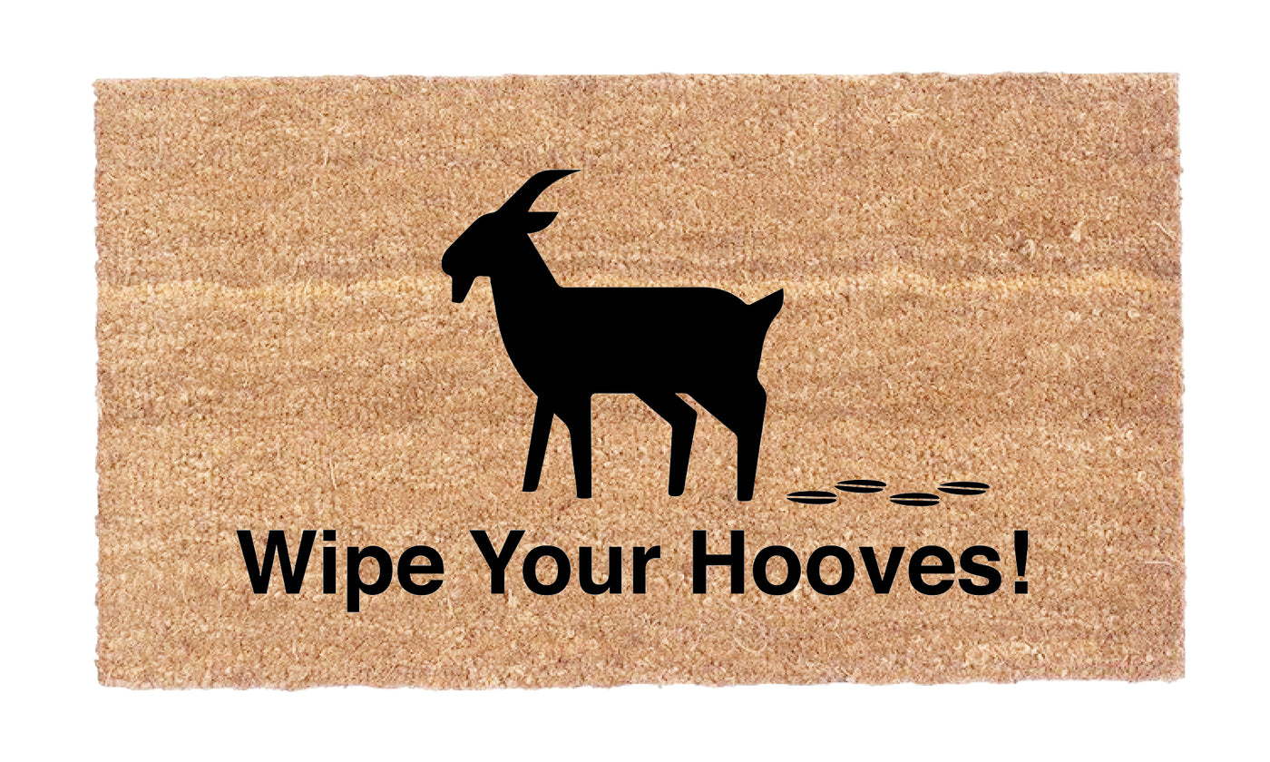 Wipe Your Hooves!