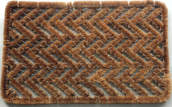Basket Weave Brush Doormat