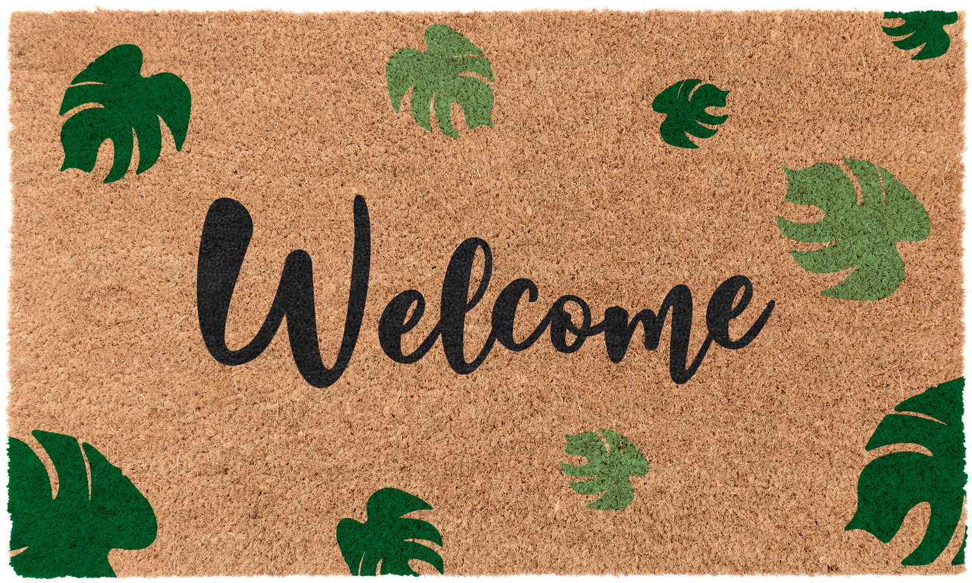 Welcome Spring Leaves | Coco Mats N More