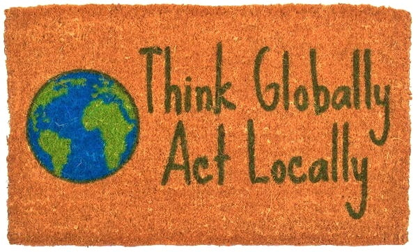Think Globally Handwoven Coco Doormat