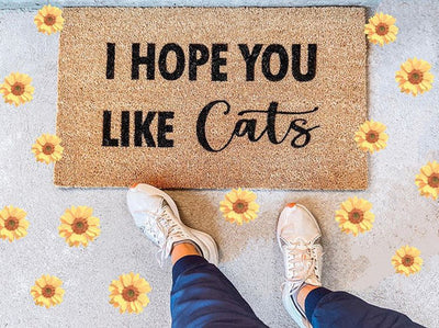 Cozy and Cute Pet-Themed Doormats