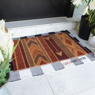 Earth Tones at Your Doorstep: Unveiling the 'Boho Arrows' Coco Doormat