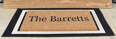 Uniquely Yours: Experience the Style and Functionality of  Plain Personalized Doormats