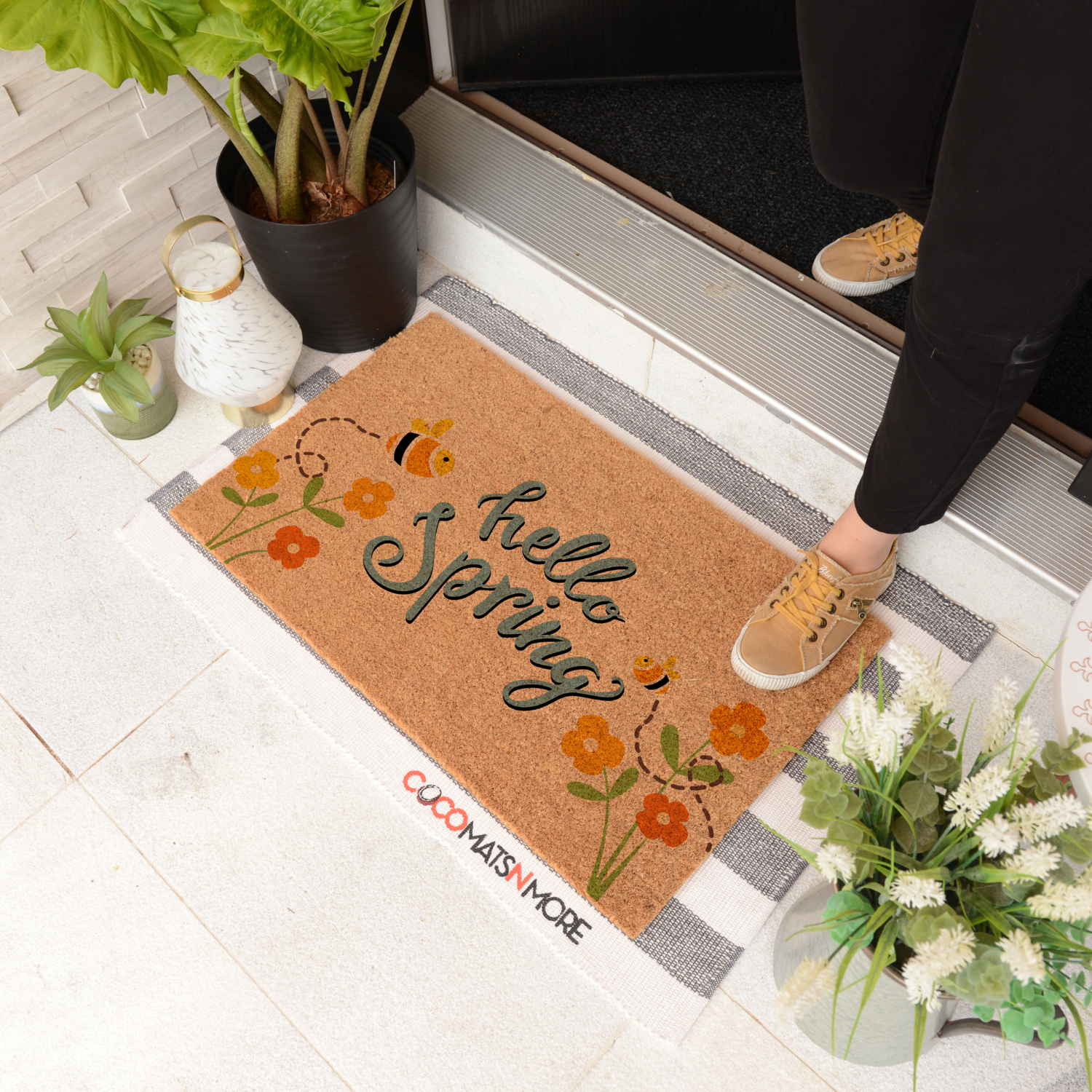 Celebrate the Spring Equinox with Cheerful Spring Doormats – Coco Mats ...