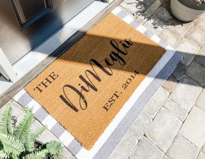 Make It Yours: Why Personalized Doormats Are the Ultimate Welcome Statement