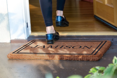 Classic, Clean, and Custom: The Timeless Appeal of Double Border Personalized Doormats