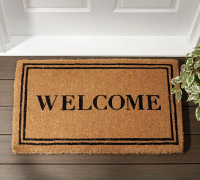 Welcome Door Mats Provide Decorative Utility for Your Main Entrance