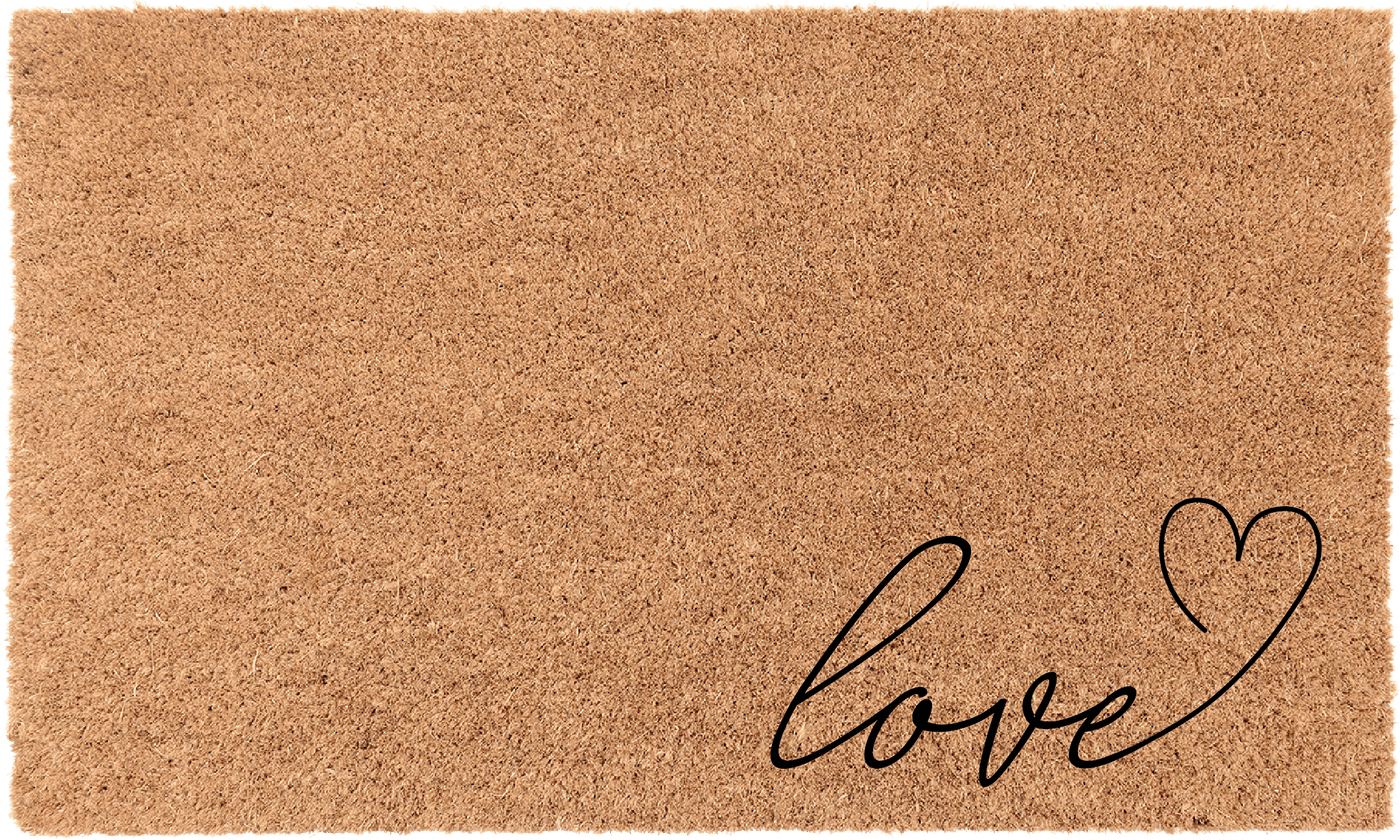 Love Heart Small | Coco Mats N More