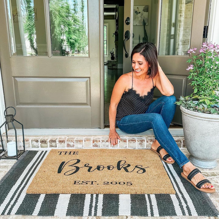 Personalized Family Name Doormats – Coco Mats N More