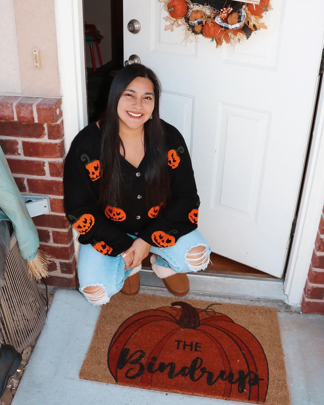 Halloween Pumpkin Personalized | Coco Mats N More