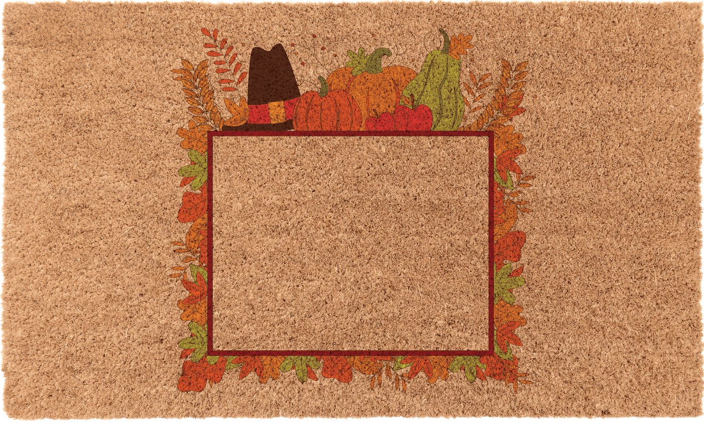 Pumpkin Harvest Monogram | Coco Mats N More