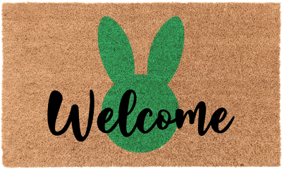 Bunny Silhouette Personalized | Coco Mats N More