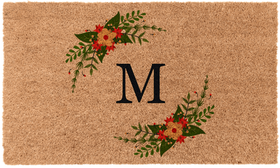Merry & Bright Monogram | Coco Mats N More