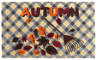 Autumn Vinyl Coir Doormat