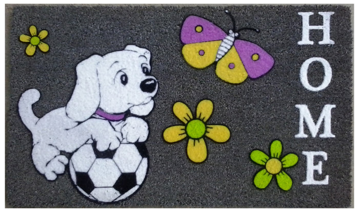 Soccer Dog PVC Doormat