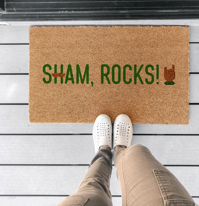 Sham Rocks | Coco Mats N More