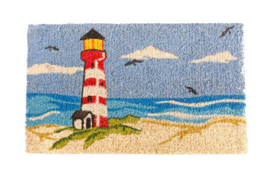 Lighthouse Handwoven Coco Doormat