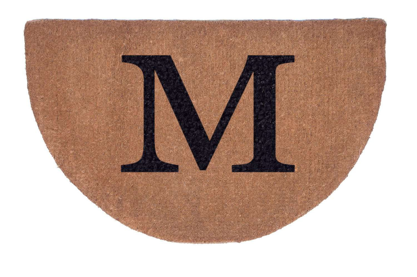 Half Round Plain Personalized Monogram Doormats 38x60