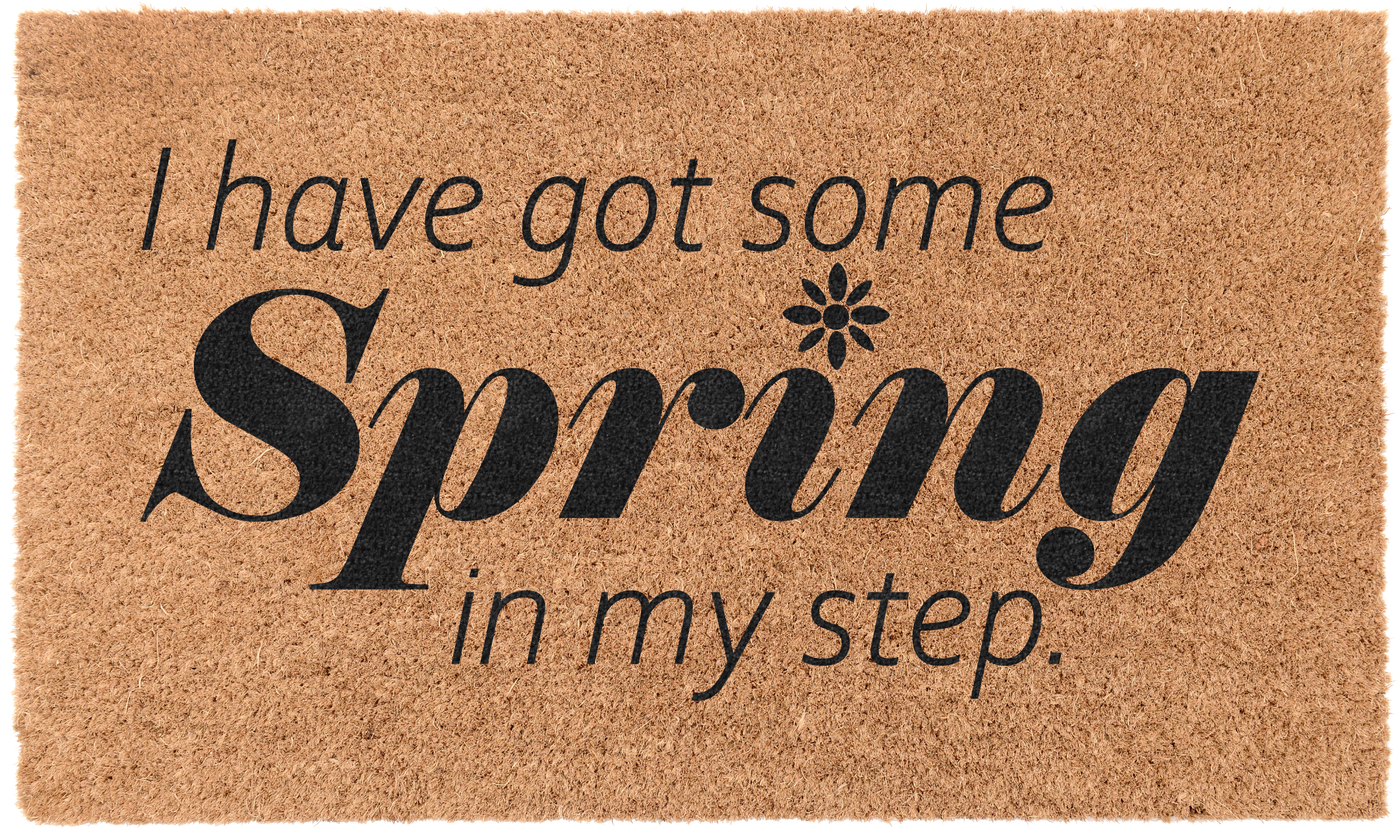 Spring in my Step | Coco Mats N More
