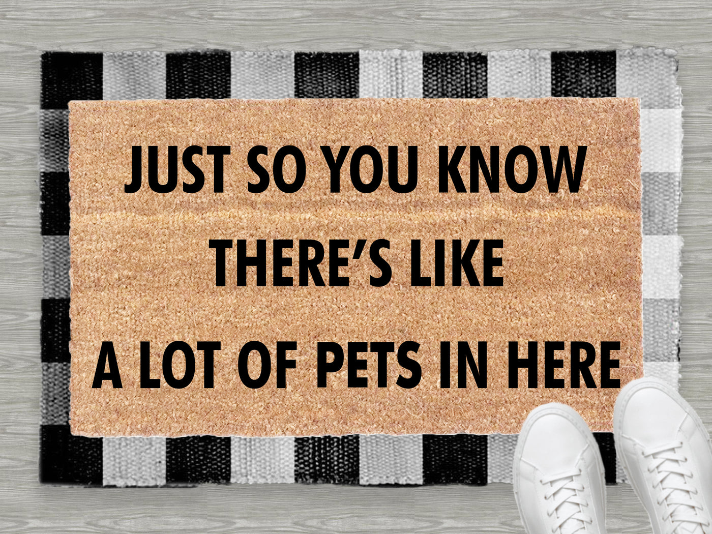 Just So You Know There's A Lot Of Pets In Here