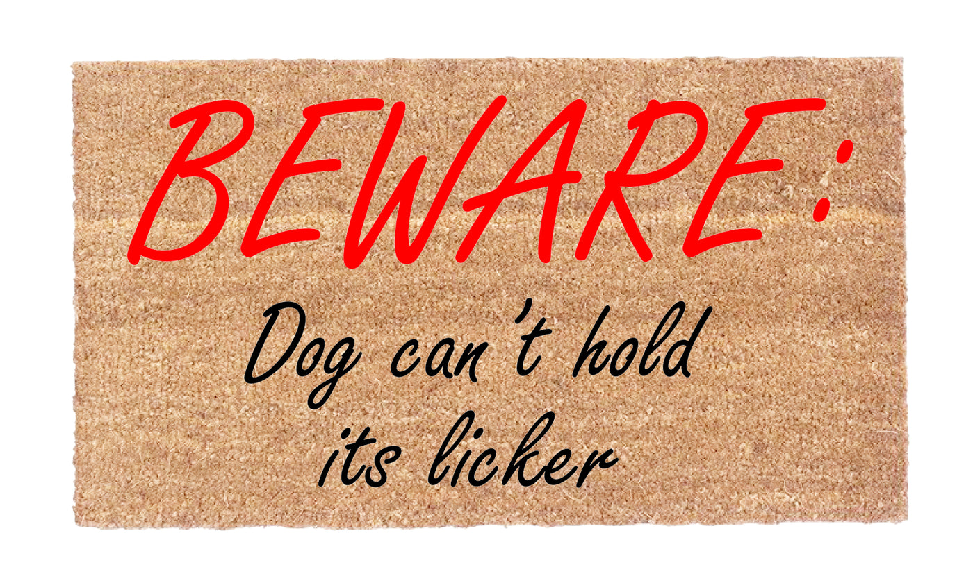Beware: Dog Can't Hold Liquor
