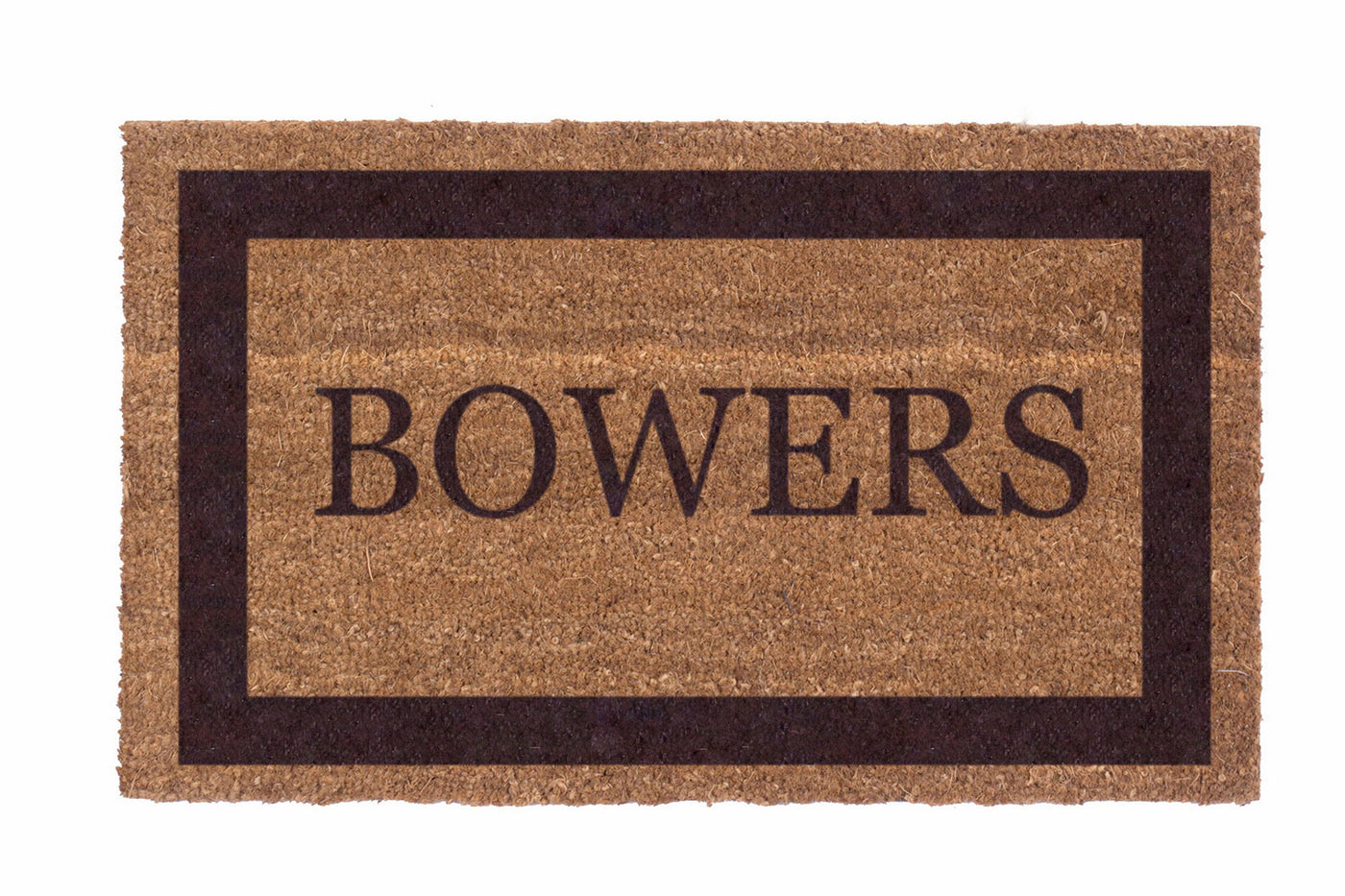 Single Border Personalized Doormats