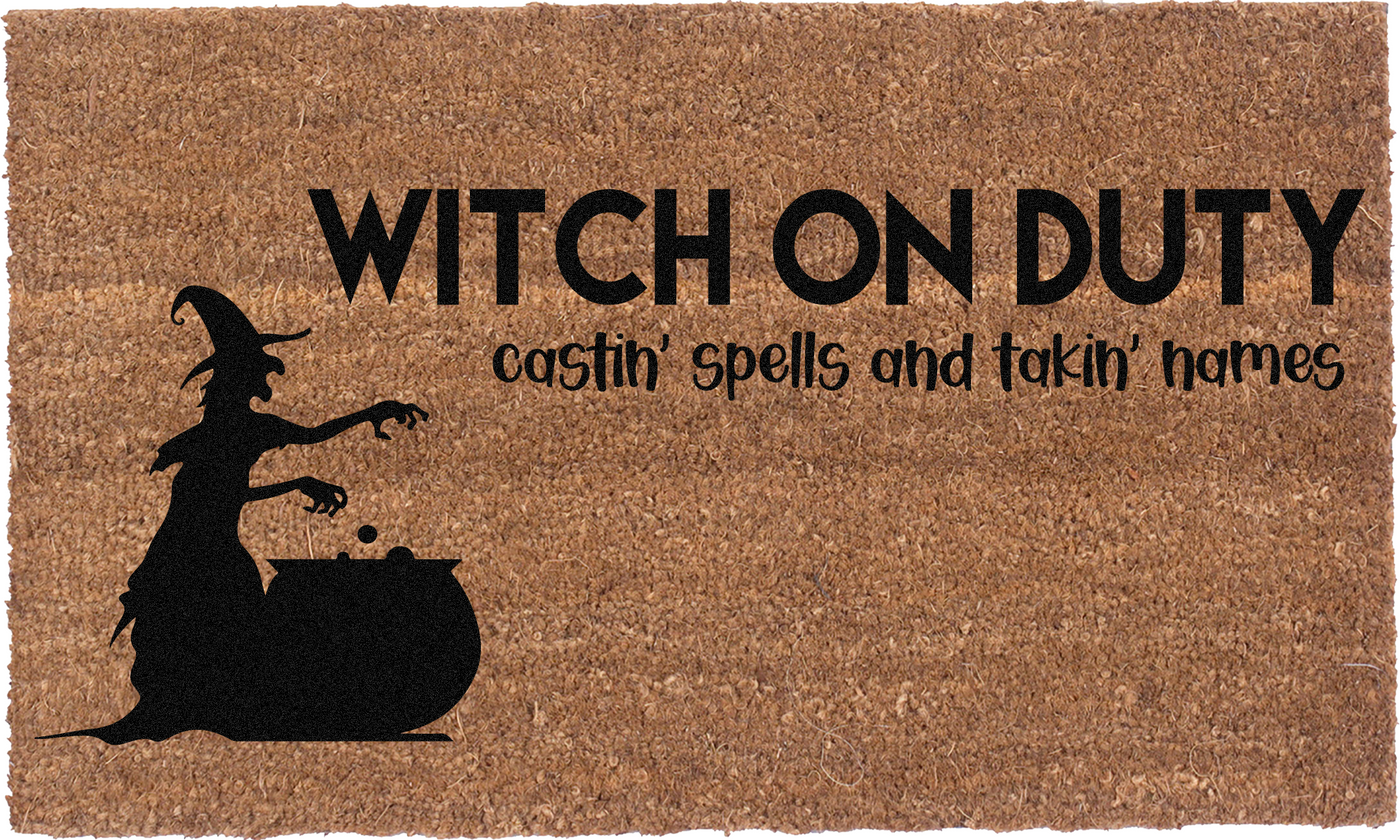 Witch on Duty | Coco Mats N More