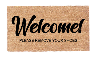 Welcome Please Remove Your Shoes