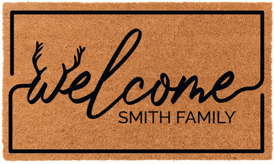 Personalized Welcome Christmas | Coco Mats N More