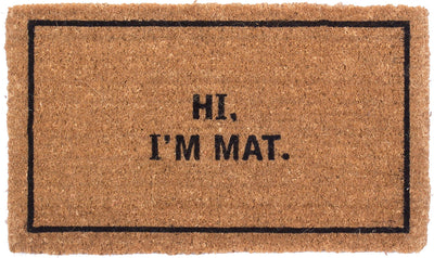Hi I'm Mat Coco Doormat