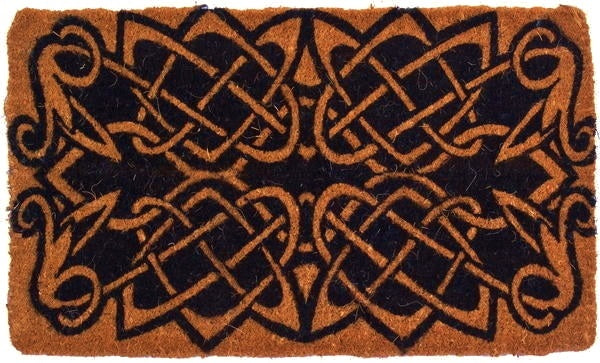 Celtic Knots Handwoven Coco Doormat