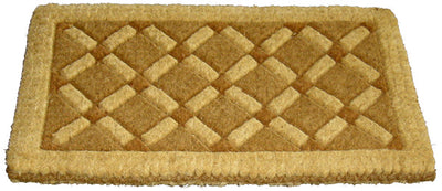 Cross Board Handwoven Coco Doormat