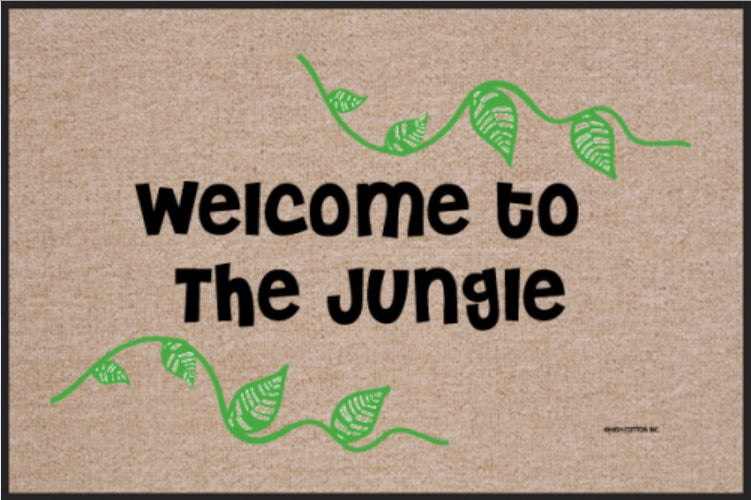 FUNNY DOORMAT - WELCOME TO THE JUNGLE