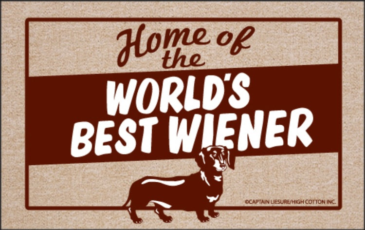 World's Best Wiener Olefin Doormat