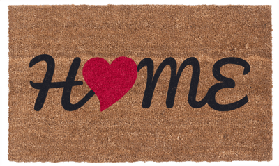 Home Love Vinyl Coir Doormat