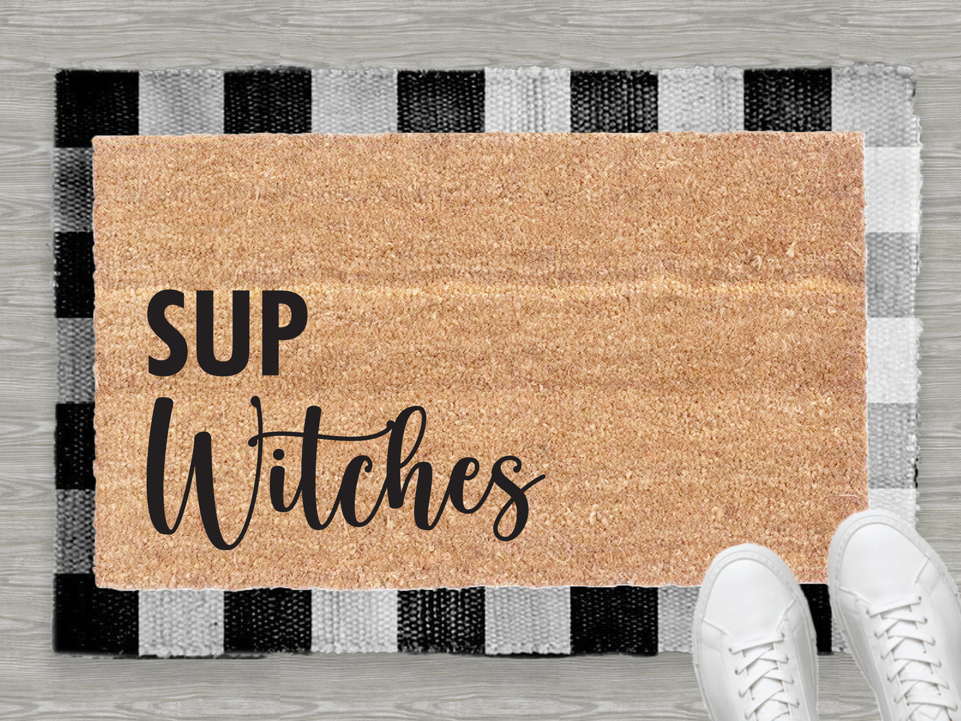 Sup Witches Coir Doormat