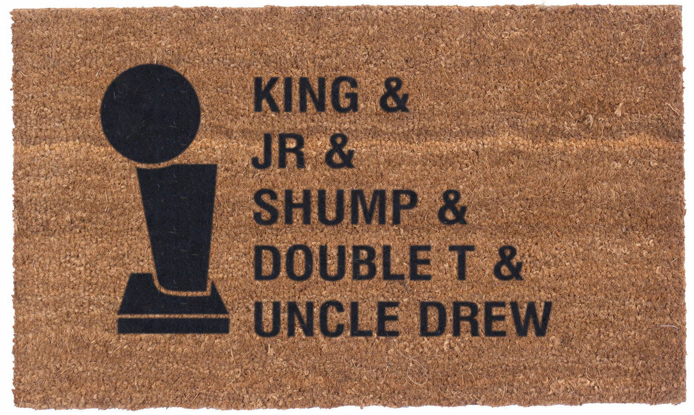 The Champs Nicknames Cleveland Cavaliers Vinyl Coir Doormat