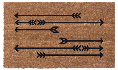 Arrows Vinyl Coir Doormat